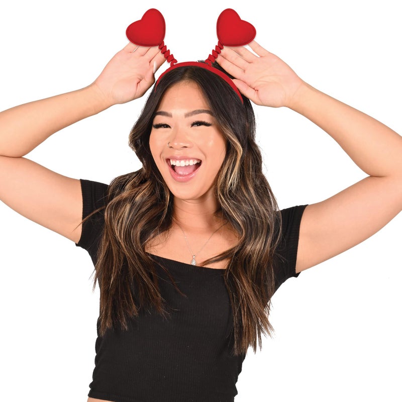 Beistle Heart Headband Party Boppers Pack of 3 - Image 2